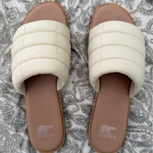 Sorel Women's Ivory Slide Sandals